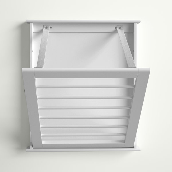 Andover Mills™ Folding Wall Mounted Drying Rack & Reviews Wayfair